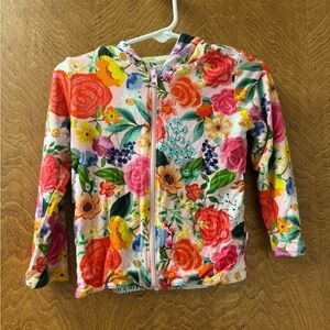 Posh Peanut Reversible Zip Up Hoodie 18-24 months